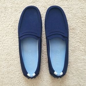 Roth's Driving Loafer in Navy Sapphire